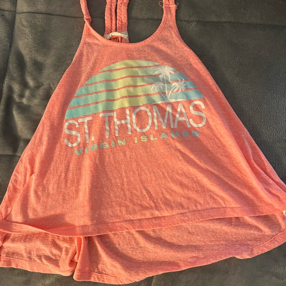 Brand: Ocean Drive Size: Small Color: Salmon Pink with colored pattern